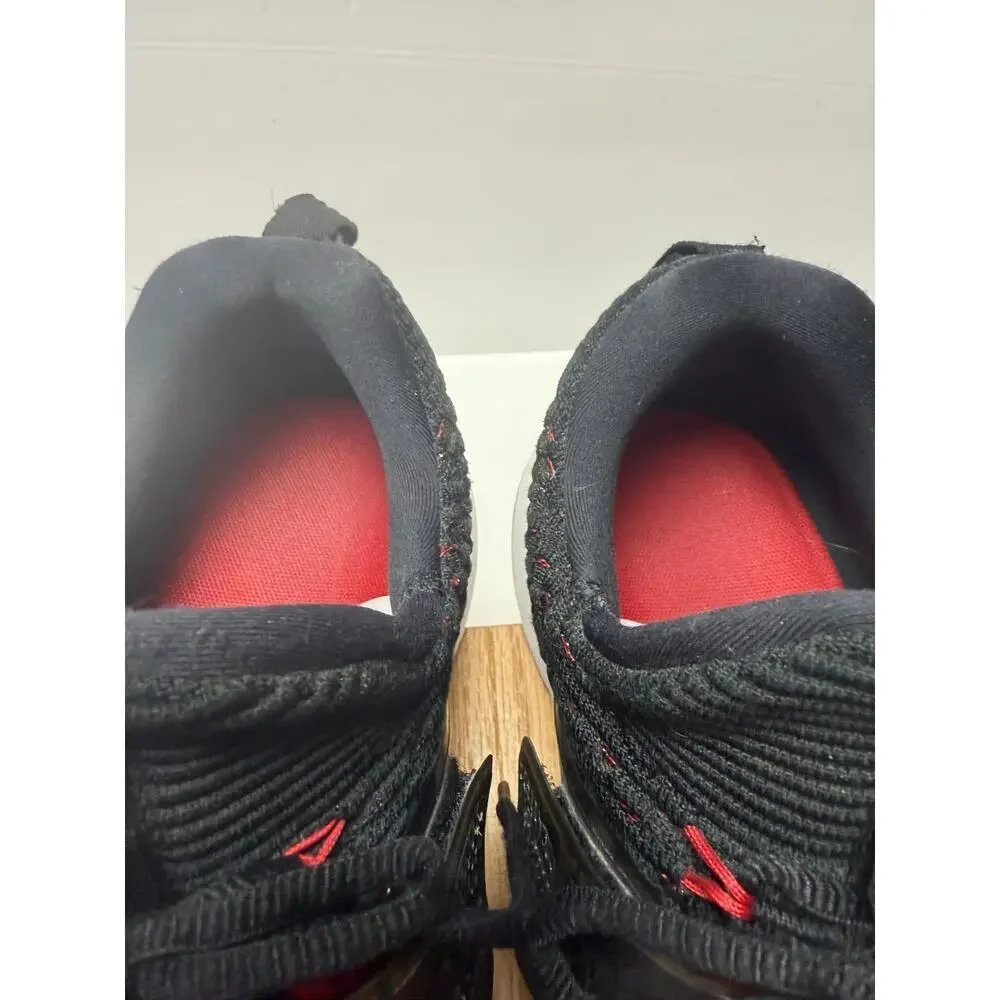 Jordan Trainer Prime Red Black Knit Training Sneakers Athletic Performance Sz 9